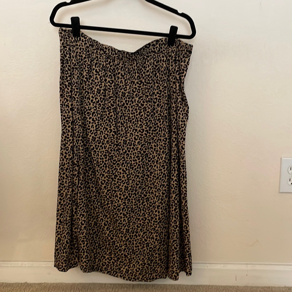 LEOPARD SKIRT • XL TALL